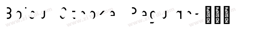 Boisu Stroke Regular字体转换